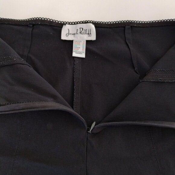 Joseph Ribkoff Casual Mid Rise Straight Leg Pants Black Size 8 - Picture 5 of 14